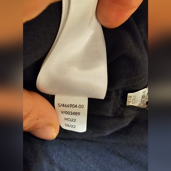 Athleta  Retroplush Quilted Crewneck Navy Blue  Sweatshirt. XL   V-GRK - Picture 10 of 11